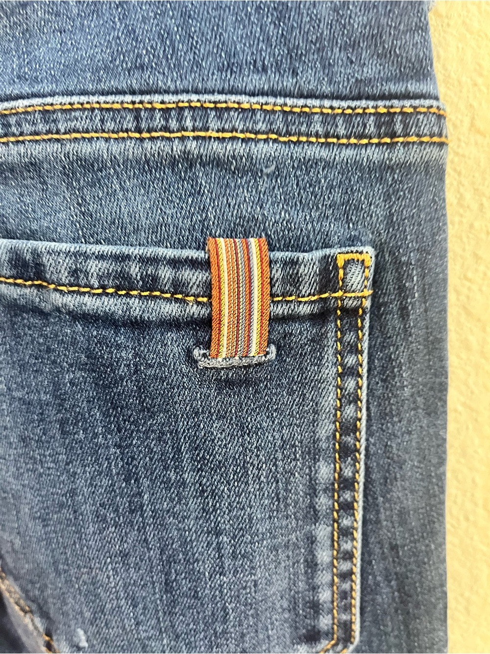 Atelier Notify Paris Bootcut Jeans Dark Wash Stretch Denim Size 25 - Picture 5 of 7